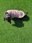 Floral Dachshund Fleece Jumper: Washable Dog Sweater