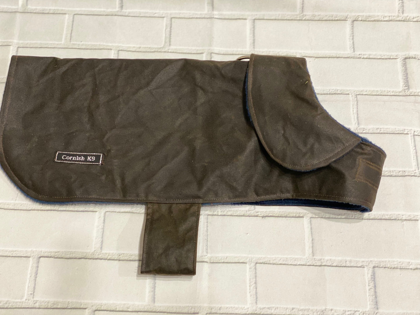 Waxed Cotton Dachshund Dog Coat: Waterproof Fleece Lined Winter Wear