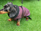 Dachshund Dry wax  dog coat,dog coat ,winter dog coat , dachshund coat ,belly covering dog coat,waterproof dachshund coat