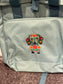 Embroidered Dachshund Roll Top Rucksack: Recycled Polyester Dog Backpack