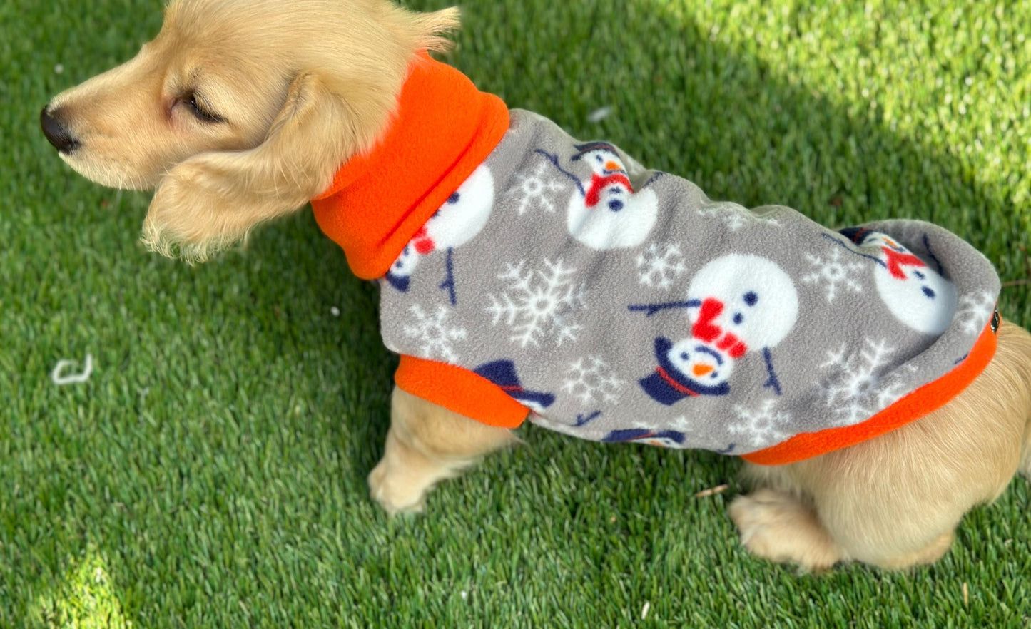 Dachshund Christmas jumper ,dog jumper ,breathable dog jumper, dog jacket,washable dog jumper,Water & Mud Repellent dog suit