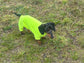 Hi-Vis Dachshund Fleece Onesie: Water & Mud Repellent Dog Jumpsuit