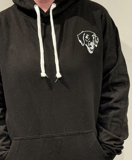 Embroidered Labrador Hoodie: Personalized Dog Lover Gift