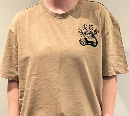 Embroidered Dachshund T-shirt: Dog Lover Gift