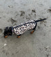 Dachshund  zipped Softshell waterproof  fleece ,dachshund zipped  jumper ,dachshund jacket,water and mud repellent fleece , dachshund fleece
