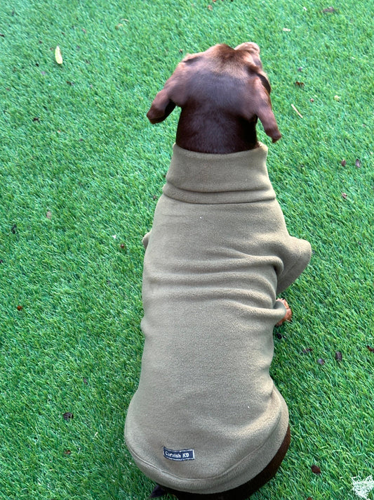 Dachshund  waterproof Softshell tummy fleece ,dachshund jumper ,dachshund jacket,water and mud repellent fleece , dachshund fleece
