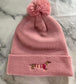 Embroidered Dachshund Beanie: Soft Acrylic Dog Lover Gift
