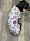 Nautical Anchor Print Dachshund Jumper: Rib Jersey Cooling Top