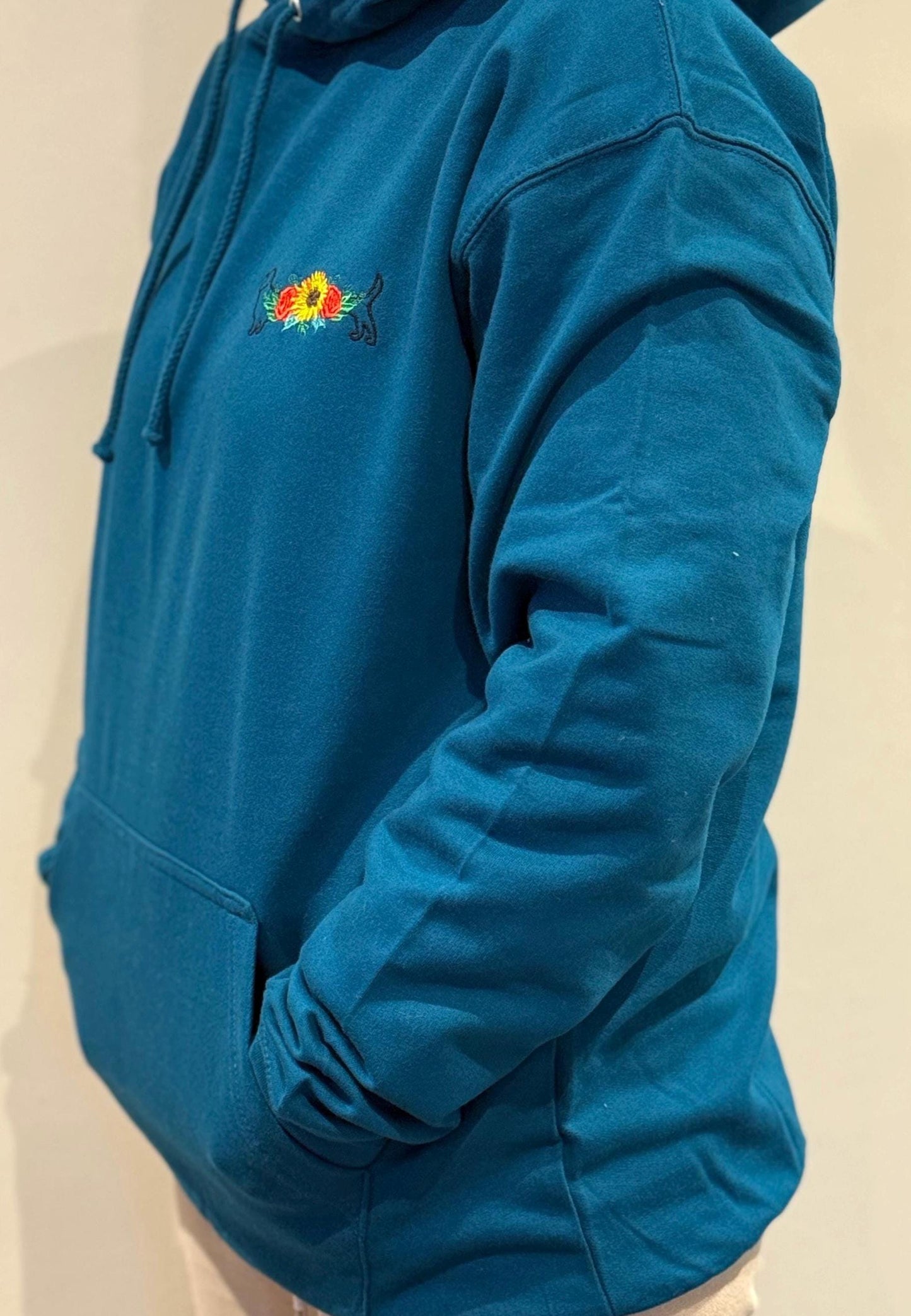 Embroidered Dachshund Hoodie: Personalized Dog Lover Gift