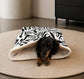 Luxury Dog Snuggle Sack | Padded Fleece Burrow Bed for Dachshunds & Dogs