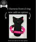 Waterproof Dachshund Cordura Harness | Fleece Lined Dog Walking Harness