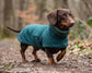 Waterproof Dachshund Softshell Coat | Fleece Lined Raincoat