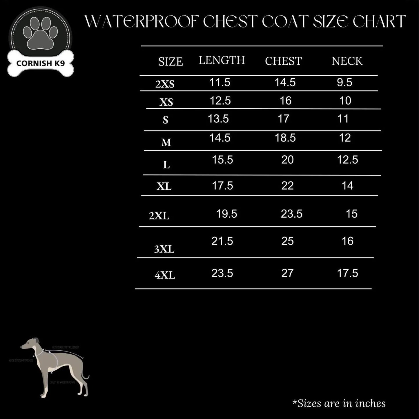 Waterproof Italian Greyhound Coat | Sherpa Fleece Lined Dog Coat with Chest Coverage