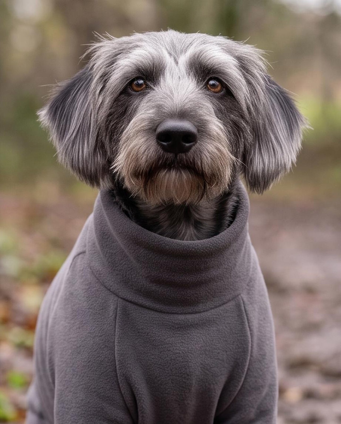 Dog Fleece Jumpsuit | Water & Mud Repellent Full Body Dog Onesie