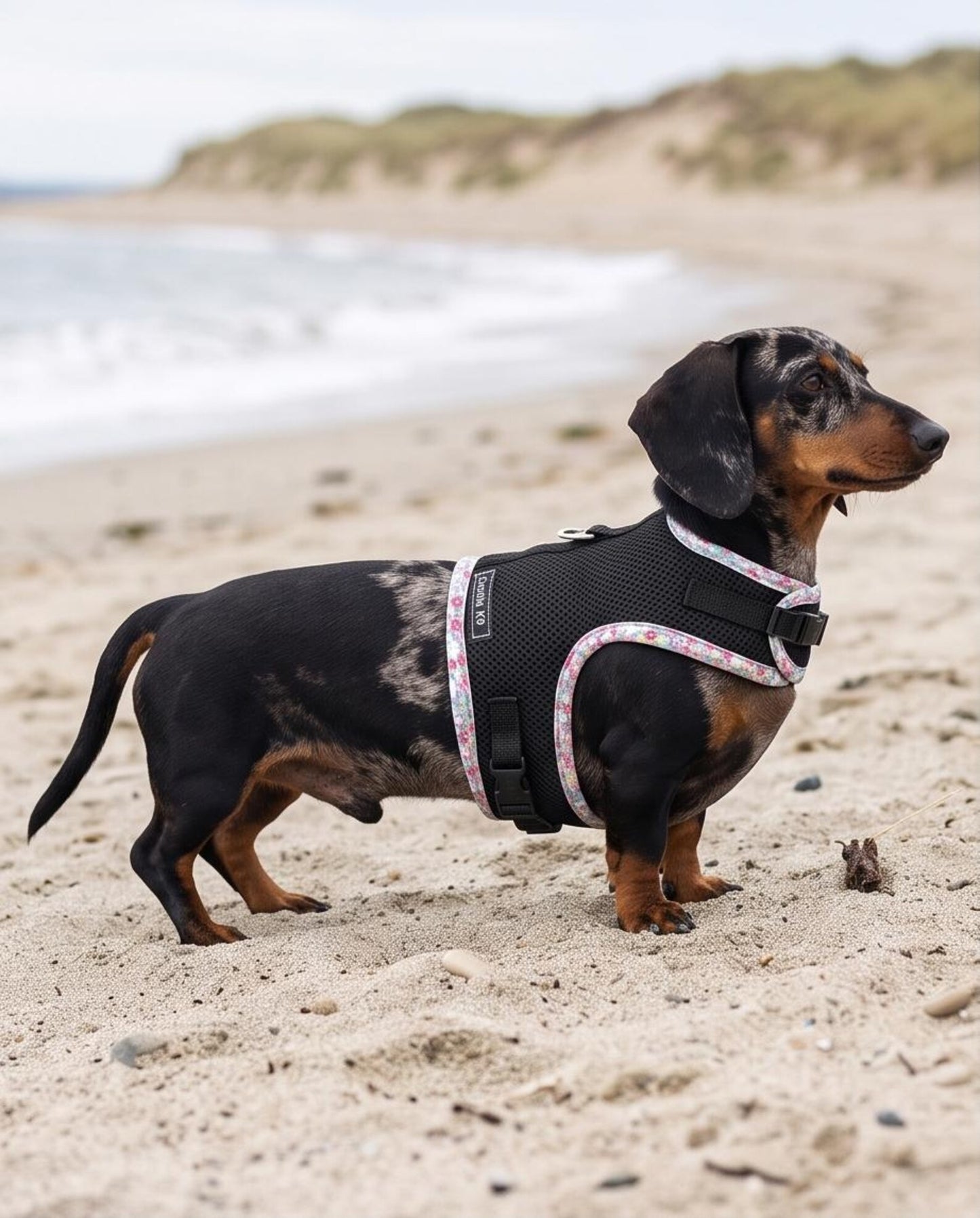Made-to-Measure Dachshund Spacer Mesh Harness | Breathable No-Rub Dog Harness