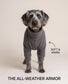 Dog Fleece Jumpsuit | Water & Mud Repellent Full Body Dog Onesie