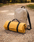 Waterproof Quilted Dog Travel Mat | Reversible Fleece Roll-Up Settle Mat