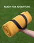 Waterproof Quilted Dog Travel Mat | Reversible Fleece Roll-Up Settle Mat
