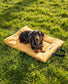 Waterproof Quilted Dog Travel Mat | Reversible Fleece Roll-Up Settle Mat