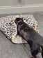 Fleece Dog Snuggle Sack: Padded Cuddle Bed