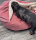 Personalized Corduroy Dachshund Bed Cave: Snuggle Sack,borrowing bed.